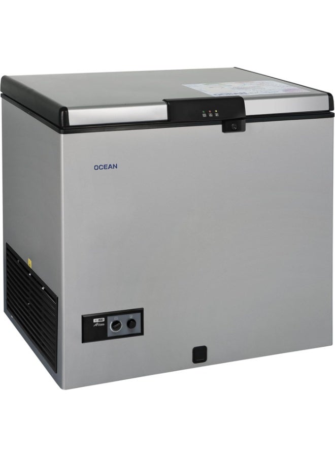 فريزر أفقي عميق من أوشن، سعة 217 لترًا، فضي - NJ31TLLWFS